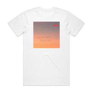 Taffy Caramel Sunset Album Cover T-Shirt White Taffy Caramel Sunset Album Cover T-Shirt White