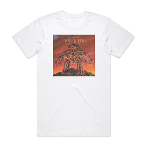 The Lord Weird Slough Feg Down Among The Deadmen Album Cover T-Shirt White The Lord Weird Slough Feg Down Among The Deadmen Album Cover T-Shirt White