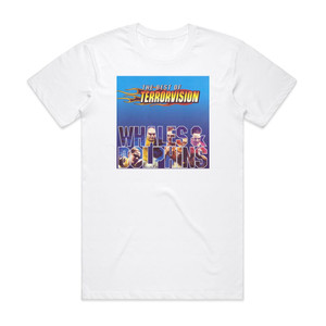Terrorvision Whales And Dolphins Album Cover T-Shirt White