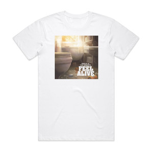 The Qemists Feel Alive Album Cover T-Shirt White