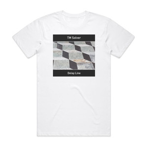 TM Solver Delay Line Album Cover T-Shirt White TM Solver Delay Line Album Cover T-Shirt White