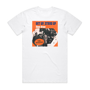 The Wailers Get Up Stand Up Album Cover T-Shirt White The Wailers Get Up Stand Up Album Cover T-Shirt White