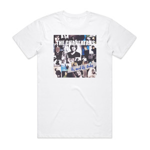 The Charlatans Us And Us Only Album Cover T-Shirt White The Charlatans Us And Us Only Album Cover T-Shirt White