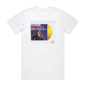 Tony Bennett In Person Album Cover T-Shirt White Tony Bennett In Person Album Cover T-Shirt White
