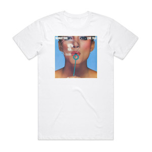 The Manhattans Love Talk Album Cover T-Shirt White The Manhattans Love Talk Album Cover T-Shirt White