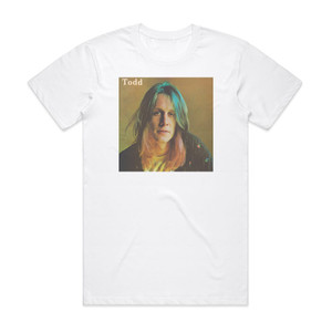 Todd Rundgren Todd Album Cover T-Shirt White Todd Rundgren Todd Album Cover T-Shirt White