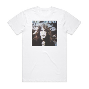 Todd Rundgren Hermit Of Mink Hollow 1 Album Cover T-Shirt White Todd Rundgren Hermit Of Mink Hollow 1 Album Cover T-Shirt White