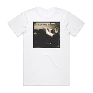 Tiziano Ferro Nessuno Solo Album Cover T-Shirt White Tiziano Ferro Nessuno Solo Album Cover T-Shirt White