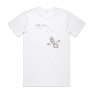Telex Do Worry Club Remixes Album Cover T-Shirt White Telex Do Worry Club Remixes Album Cover T-Shirt White