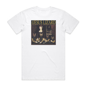 The Jesus Lizard Liar Album Cover T-Shirt White The Jesus Lizard Liar Album Cover T-Shirt White