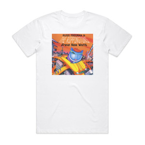 The Rippingtons Brave New World Album Cover T-Shirt White The Rippingtons Brave New World Album Cover T-Shirt White