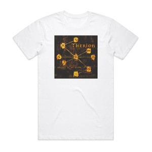 Therion Secret Of The Runes Album Cover T-Shirt White Therion Secret Of The Runes Album Cover T-Shirt White