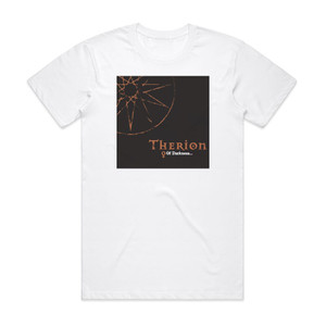 Therion Of Darkness 1 Album Cover T-Shirt White Therion Of Darkness 1 Album Cover T-Shirt White