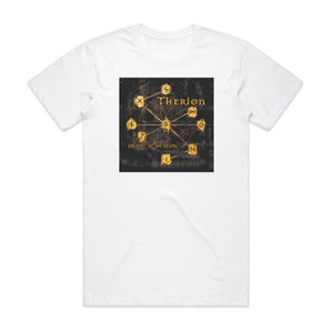 Therion Secret Of The Runes 1 Album Cover T-Shirt White Therion Secret Of The Runes 1 Album Cover T-Shirt White
