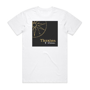 Therion Of Darkness Album Cover T-Shirt White Therion Of Darkness Album Cover T-Shirt White