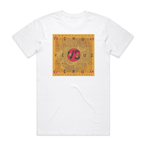 Tequilajazzz Virus Versus Virus Album Cover T-Shirt White Tequilajazzz Virus Versus Virus Album Cover T-Shirt White