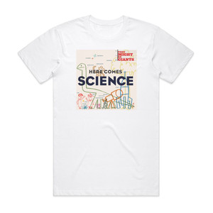 They Might Be Giants Here Comes Science Album Cover T-Shirt White They Might Be Giants Here Comes Science Album Cover T-Shirt White