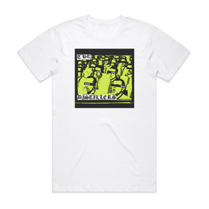 The Distillers Sing Sing Death House Album Cover T-Shirt White The Distillers Sing Sing Death House Album Cover T-Shirt White