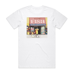 The Cool Kids When Fish Ride Bicycles Album Cover T-Shirt White The Cool Kids When Fish Ride Bicycles Album Cover T-Shirt White