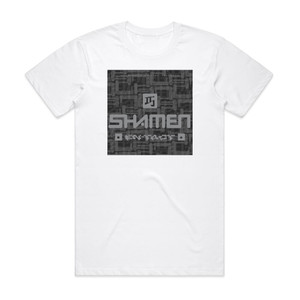 The Shamen En Tact Album Cover T-Shirt White The Shamen En Tact Album Cover T-Shirt White