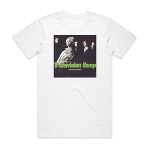 Transvision Vamp Revolution Baby 1 Album Cover T-Shirt White Transvision Vamp Revolution Baby 1 Album Cover T-Shirt White