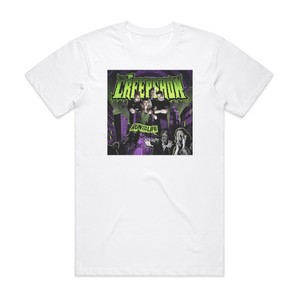 The Creepshow Run For Your Life Album Cover T-Shirt White The Creepshow Run For Your Life Album Cover T-Shirt White