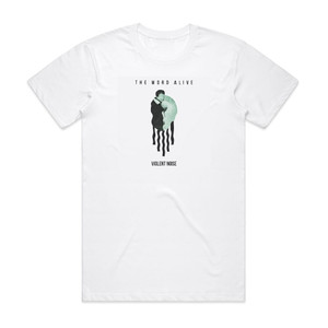 The Word Alive Violent Noise Album Cover T-Shirt White The Word Alive Violent Noise Album Cover T-Shirt White