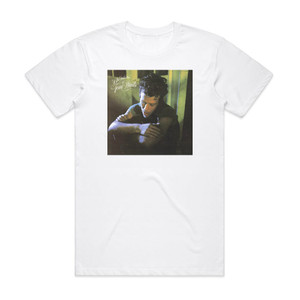 Tom Waits Blue Valentine Album Cover T-Shirt White Tom Waits Blue Valentine Album Cover T-Shirt White