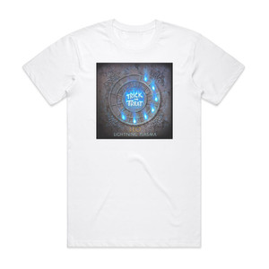 Trick or Treat Leo Lightning Plasma Album Cover T-Shirt White Trick or Treat Leo Lightning Plasma Album Cover T-Shirt White