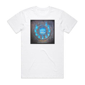 Trick or Treat Taurus Great Horn Album Cover T-Shirt White Trick or Treat Taurus Great Horn Album Cover T-Shirt White