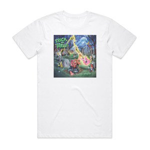 Trick or Treat Re Animated Album Cover T-Shirt White Trick or Treat Re Animated Album Cover T-Shirt White