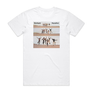 The Blackbyrds Flying Start Album Cover T-Shirt White The Blackbyrds Flying Start Album Cover T-Shirt White