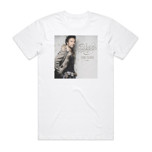 Tarkan Come Closer Album Cover T-Shirt White Tarkan Come Closer Album Cover T-Shirt White