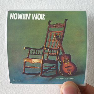 Howlin Wolf Howlin Wolf Album Cover Sticker Howlin Wolf Howlin Wolf Album Cover Sticker