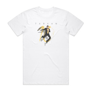 Tarkan 10 Album Cover T-Shirt White Tarkan 10 Album Cover T-Shirt White