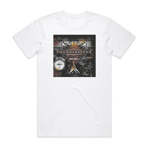 Thunderstone Evolution 40 Album Cover T-Shirt White Thunderstone Evolution 40 Album Cover T-Shirt White