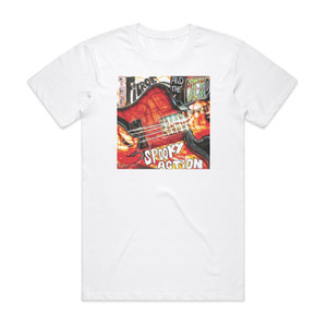 The Fierce and The Dead Spooky Action Album Cover T-Shirt White The Fierce and The Dead Spooky Action Album Cover T-Shirt White