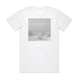 The Civil Wars Tracks In The Snow Album Cover T-Shirt White The Civil Wars Tracks In The Snow Album Cover T-Shirt White