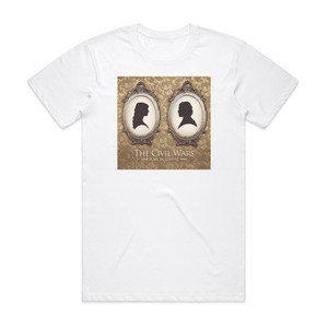 The Civil Wars Poison Wine Ep Album Cover T-Shirt White The Civil Wars Poison Wine Ep Album Cover T-Shirt White