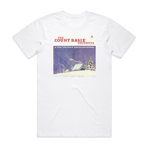The Count Basie Orchestra A Very Swingin Basie Christmas Album Cover T-Shirt White