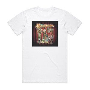 The The 45 Rpm The Singles Of The The Album Cover T-Shirt White The The 45 Rpm The Singles Of The The Album Cover T-Shirt White