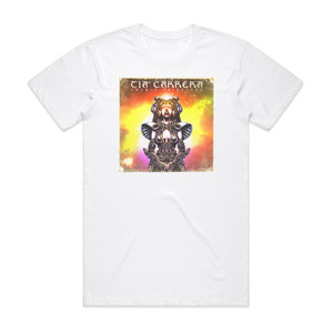 Tia Carrera Cosmic Priestess Album Cover T-Shirt White Tia Carrera Cosmic Priestess Album Cover T-Shirt White
