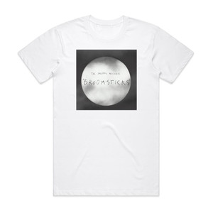 The Pretty Reckless Broomsticks Album Cover T-Shirt White The Pretty Reckless Broomsticks Album Cover T-Shirt White
