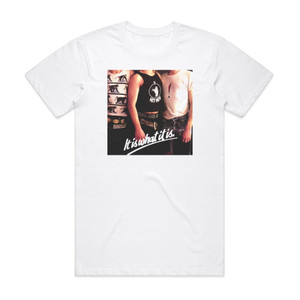 The Hitmen It Is What It Is Album Cover T-Shirt White The Hitmen It Is What It Is Album Cover T-Shirt White