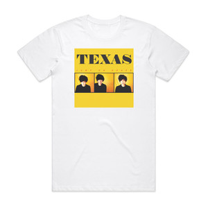 Texas Jump On Board Album Cover T-Shirt White Texas Jump On Board Album Cover T-Shirt White
