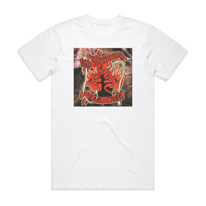 The Bad Shepherds By Hook Or By Crook Album Cover T-Shirt White The Bad Shepherds By Hook Or By Crook Album Cover T-Shirt White