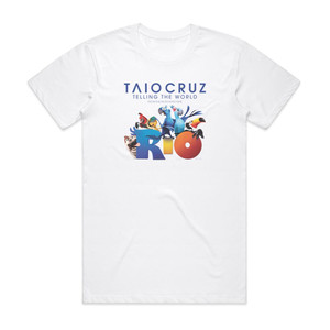 Taio Cruz Telling The World Album Cover T-Shirt White Taio Cruz Telling The World Album Cover T-Shirt White