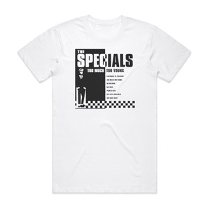 The Specials Too Much Too Young Album Cover T-Shirt White The Specials Too Much Too Young Album Cover T-Shirt White