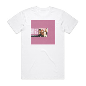 The Bangles Greatest Hits 2 Album Cover T-Shirt White The Bangles Greatest Hits 2 Album Cover T-Shirt White