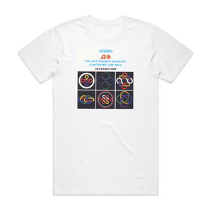 The Art Farmer Quartet Interaction Album Cover T-Shirt White The Art Farmer Quartet Interaction Album Cover T-Shirt White